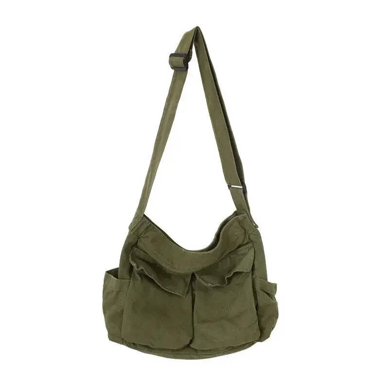 sacs de messager d'école pour femmes pour femmes épaule dames sac à main de créateur solide grande capacité décontracté toile épaule femme sacs