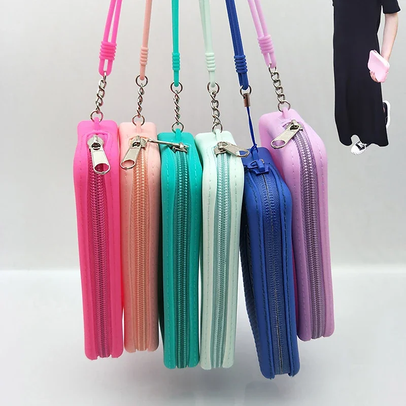 sac de rangement carré en silicone pour cosmétiques, porte brosse de maquillage de voyage, sac de rangement numérique portable, étui étanche
