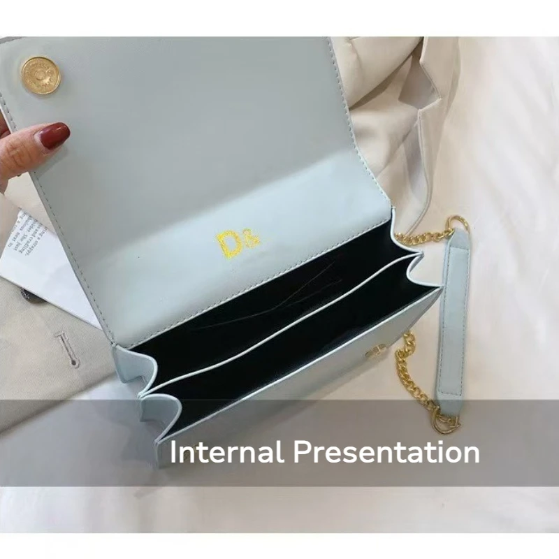 petit sac carré pour banquet, transfrontalier, nouveau sac à bandoulière à chaîne à la mode et polyvalent