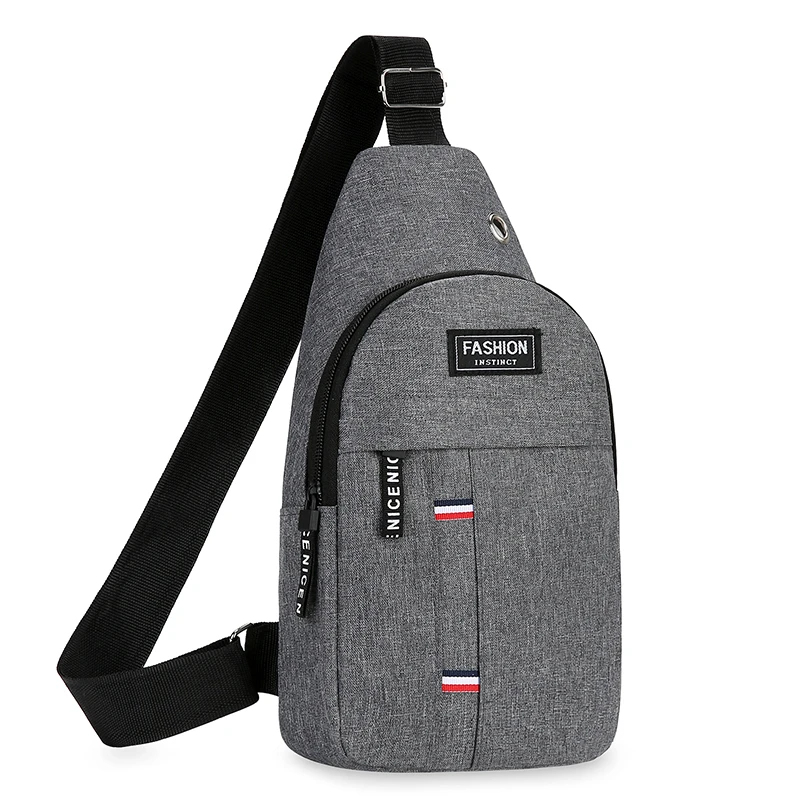 sac de poitrine pour hommes, sac à bandoulière asymétrique, grande capacité, sports de plein air et loisirs, petit sac à bandoulière de grande capacité