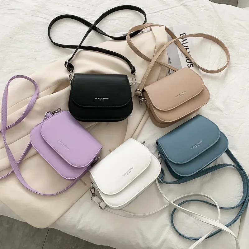chimmatéridle sac à bandoulière en cuir pu pour femme, sac messager à rabat, sacs à main simples et solides, sacs à main à la mode, poudres