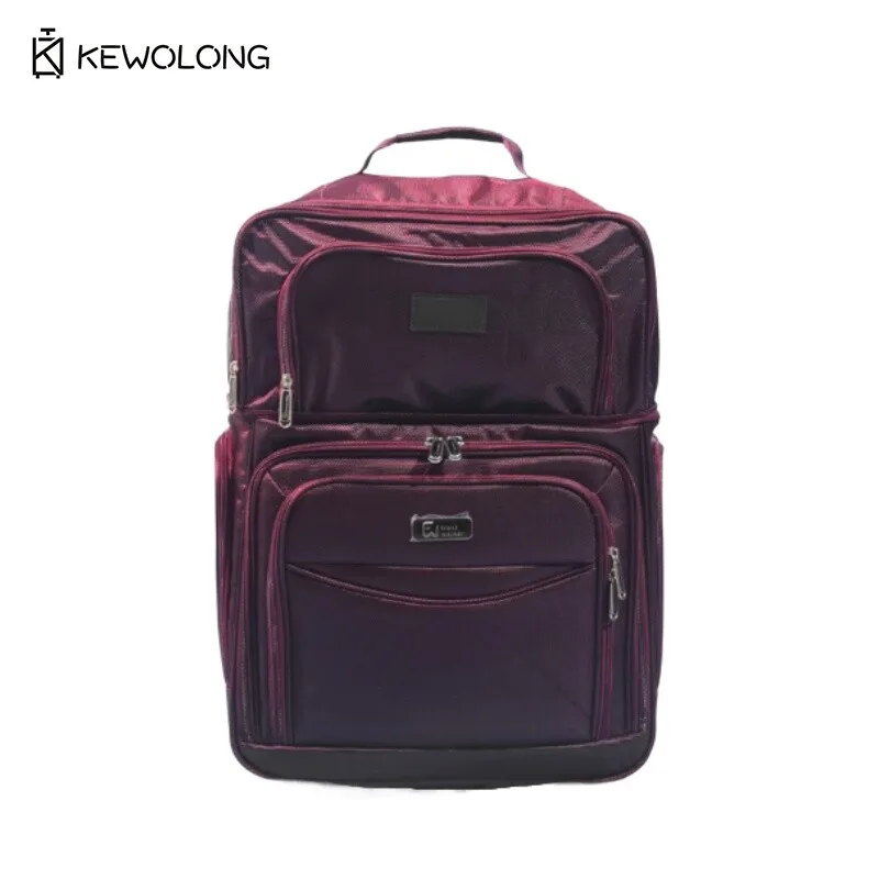 2 tailles en 1 sac de cabine! 14" expande à 20" bagage à main approuvé par la compagnie aérienne pour les voyages d'affaires, valise pilote ultra légère