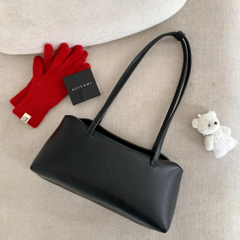 sac à bandoulière baguette en pu de haute qualité pour femmes, sac à main vintage sous les bras, fourre tout à la mode pour les déplacements quotidiens, sac de haute qualité guangzhou