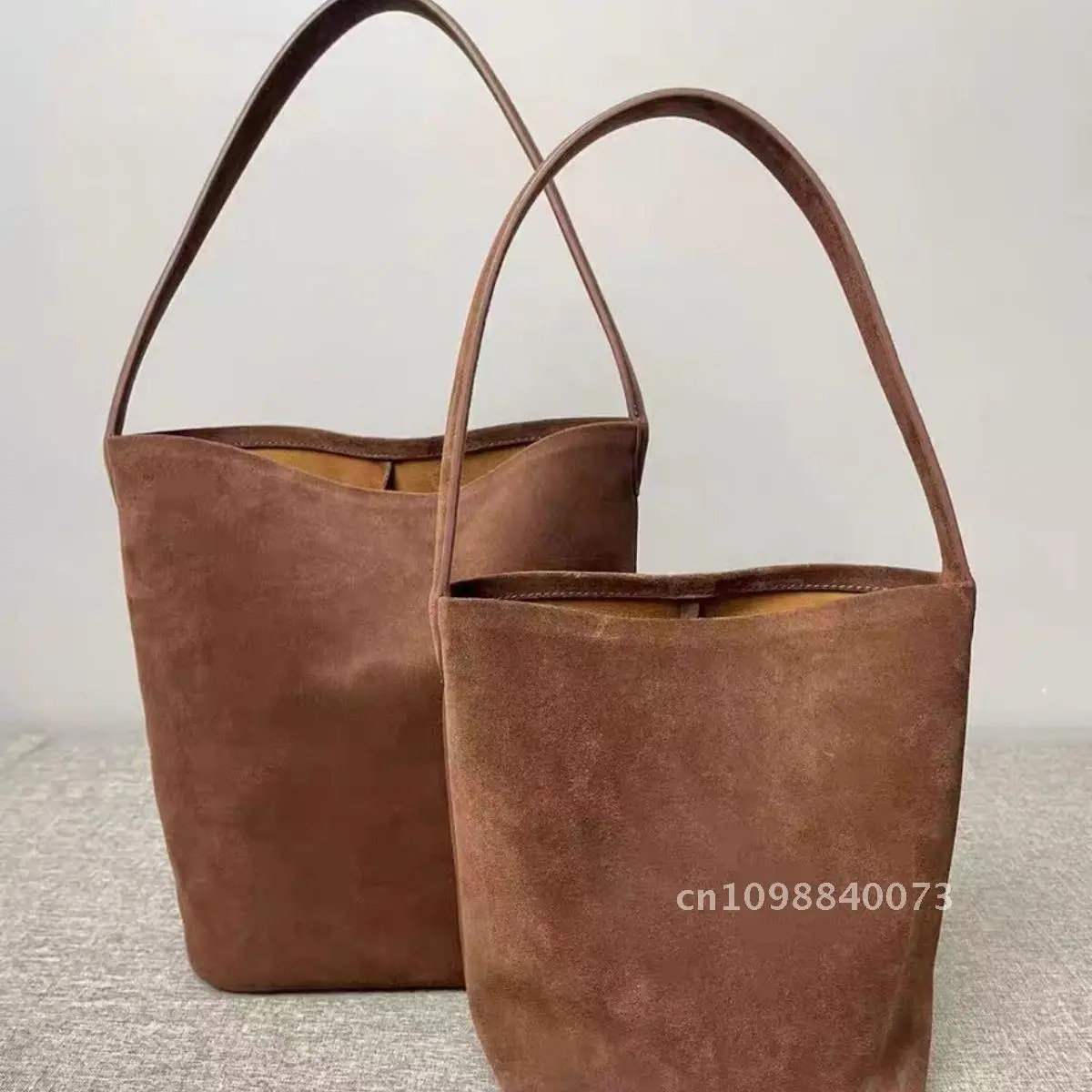 automne hiver grande capacité fourre tout sac seau décontracté couleur unie épaule n/s parc sac violet rouge marron