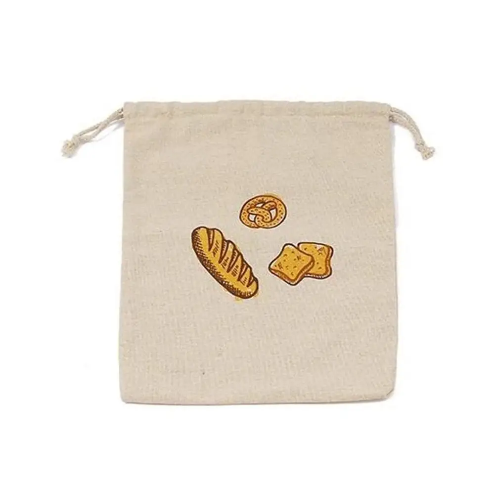 sac de rangement en lin pour baguette, sac de proximité réutilisable, fournitures de cuisine, accessoires, jxbag
