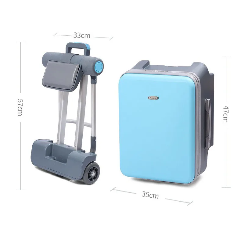 valise de voyage pour poussette pour enfants, équitation et assise, coffre multifonction étanche et résistant à l'usure, bagages