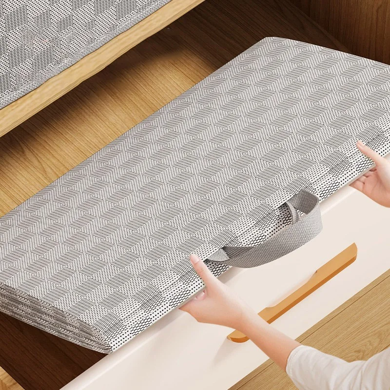 sac de rangement de couette pliable de grande capacité, tissu non tissé, organisateur de rangement à domicile, sac de couette de rangement mobile anti poussière 1 pièces