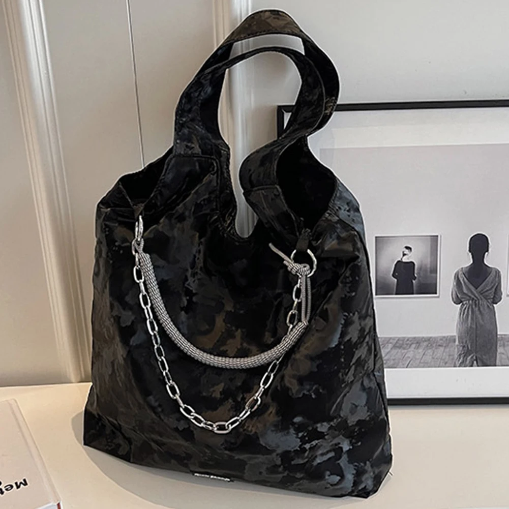 sac hobo à bandoulière imprimé camouflage pour femmes, grand fourre tout en cuir pu, sacoche légère et souple, sac d'école pour étudiants
