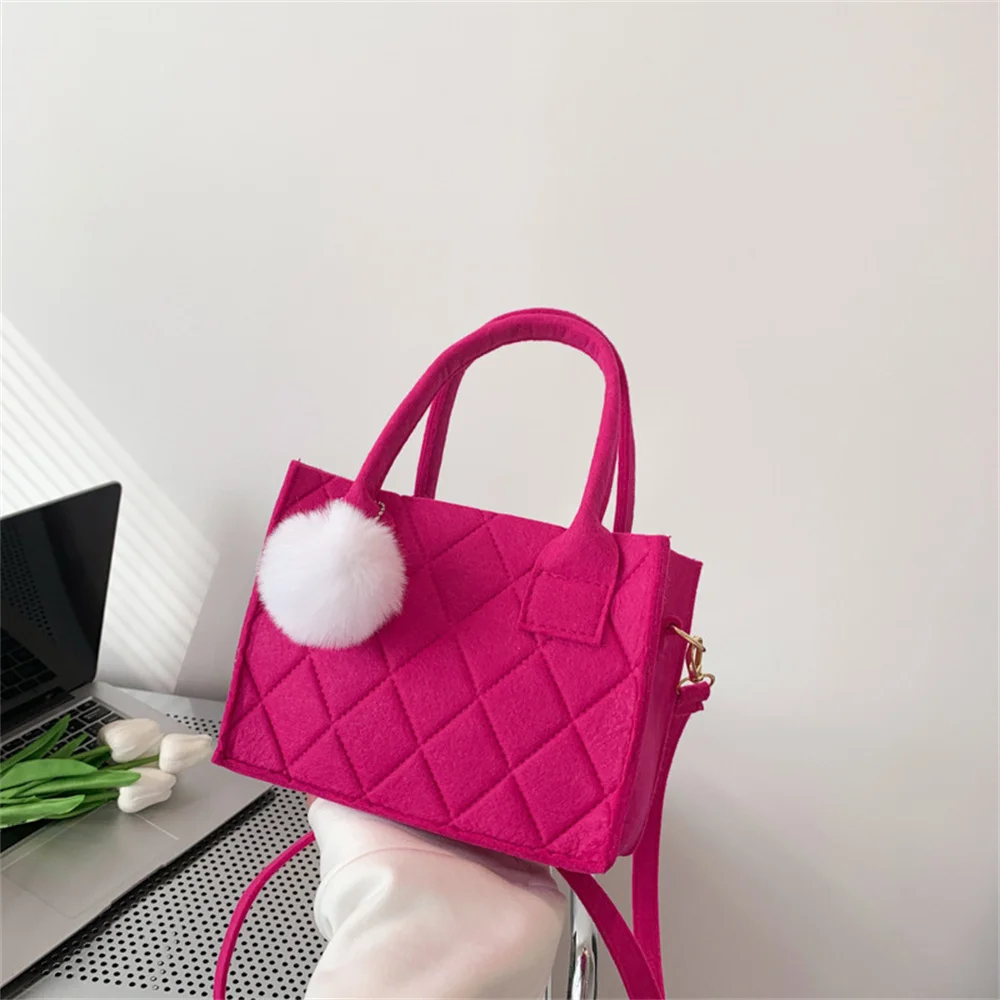 petit sac carré pour femme, sacs à main décontractés simples et polyvalents, sac messager polyvalent, feutre populaire, nouvelle mode, 2023