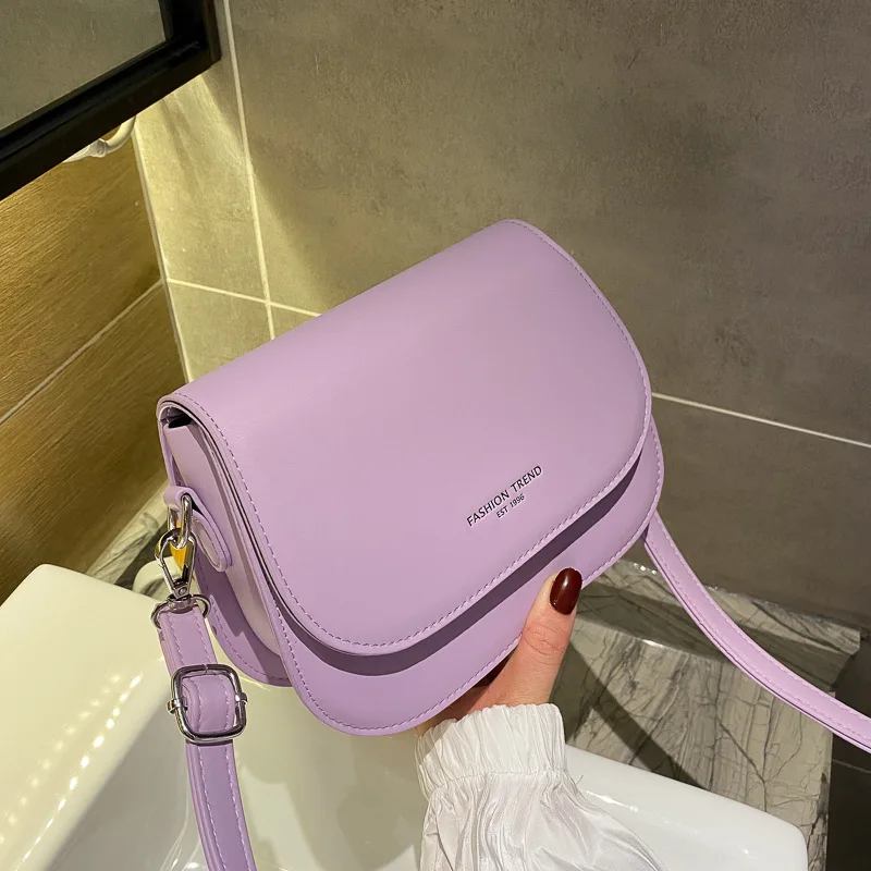 sac de selle sac à bandoulière pour femme sac fille, tendance de la mode simple d'été, sac à bandoulière étranger pour femme