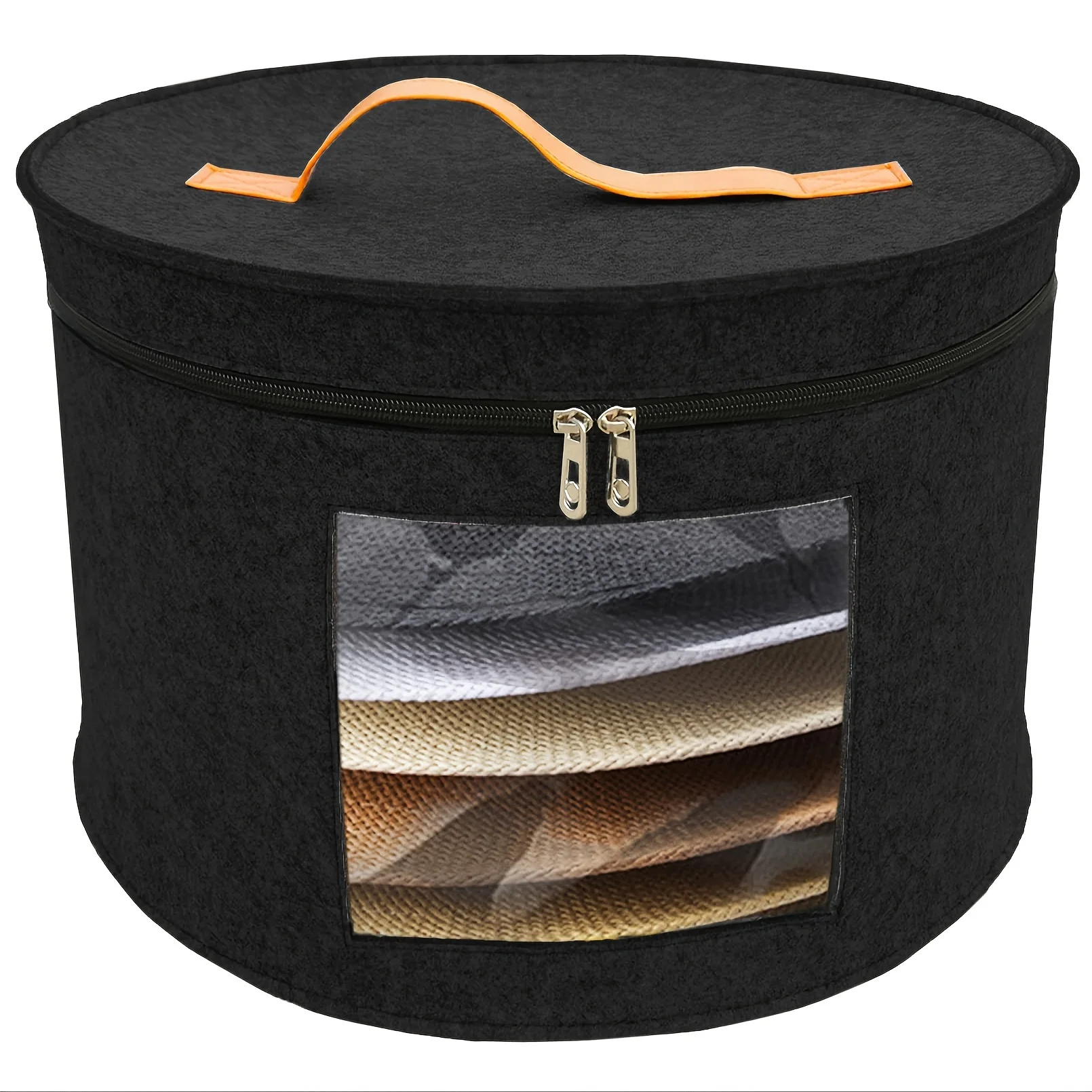 Porte-chapeau de Cowboy, valise à chapeau à large bord, sac de rangement de chapeau rond, boîte à jouets, sac de rangement de chapeau à bord rond empilable