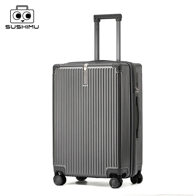 Imu-Valise de voyage à poignée large pour hommes et femmes, bagage à main, chariot PC, capacité étendue, 20, 24, 26