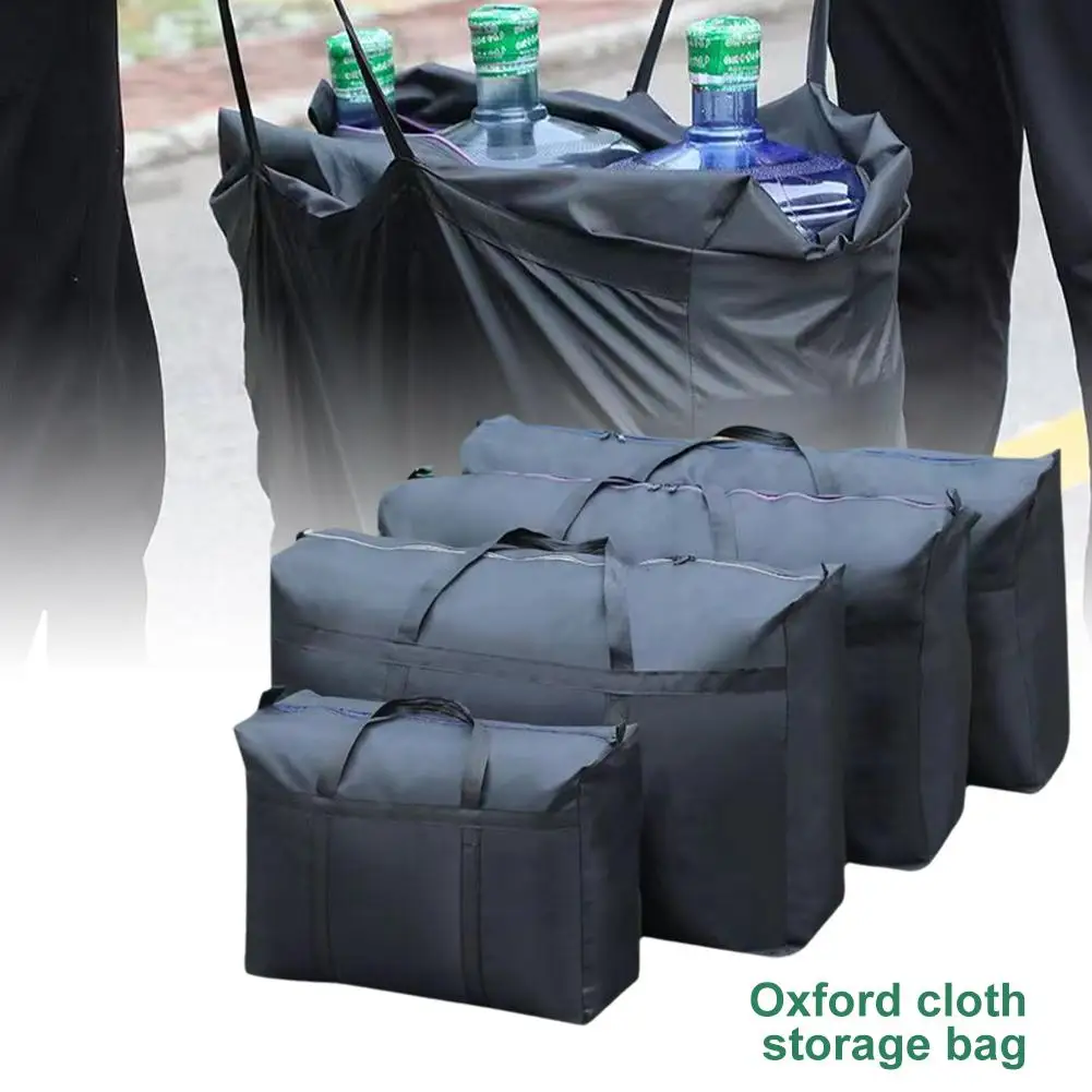 Sacs à bagages mobiles imperméables Extra larges, sac de courses pour linge, sac de voyage pliable, organisateur de couette de grande capacité