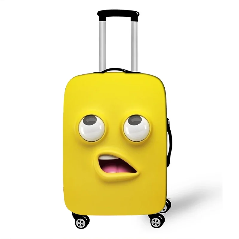 housse de protection pour valise de voyage, expression drôle, étuis anti poussière élastiques adaptés aux bagages de 18 à 32 pouces, housse nécessaire