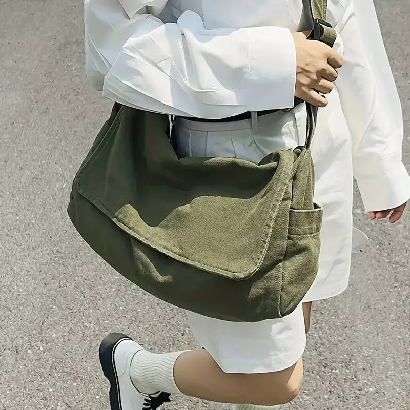 sac messager femme sac à main vintage toile adolescent sacs fourre tout sac à main décontracté sacs à main bandoulière