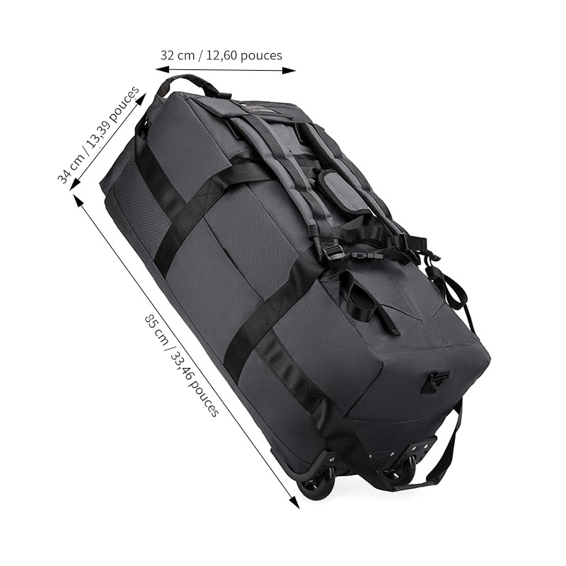 sac de voyage, sac à main de grande capacité, bagage à main extérieur portable, sac de voyage à roulettes, sac de voyage unisexe pratique et pratique