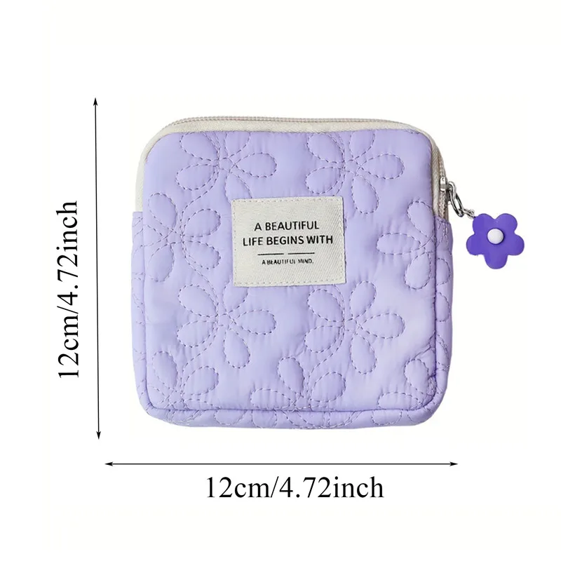 mode femmes petit sac cosmétique voyage mini serviettes hygiéniques organisateur maquillage pièce d'argent carte rouge à lèvres pochette de rangement sac à main