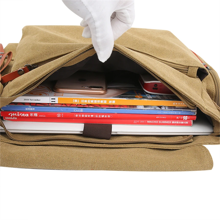 porte documents de grande capacité pour hommes, sacs de voyage en toile imprimés, sacs à bandoulière de week end, sacoches multifonctions à rabat