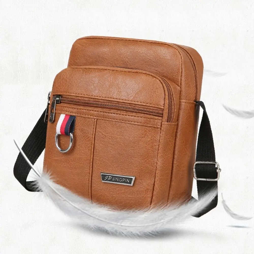 sac à bandoulière en cuir pour hommes, sacoche à bandoulière de grande capacité, sacs à main multifonctionnels