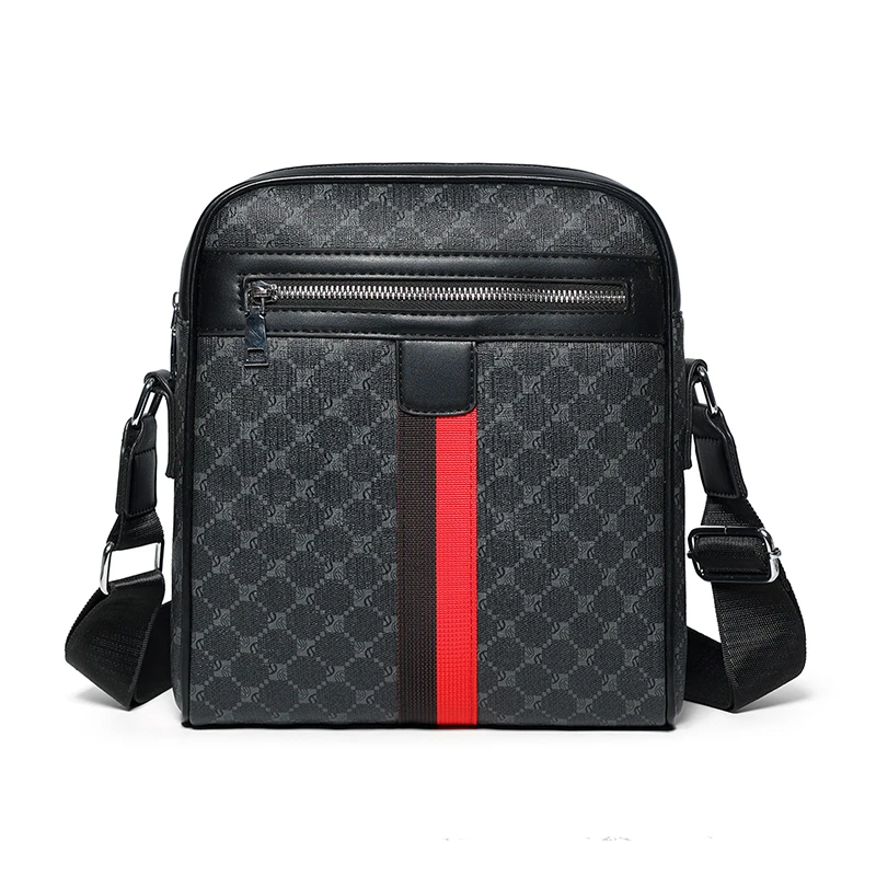 grand sac à bandoulière design pour hommes sacs en cuir décontracté homme sac de messager mâle luxe sac à bandoulière mode affaires sac à bandoulière