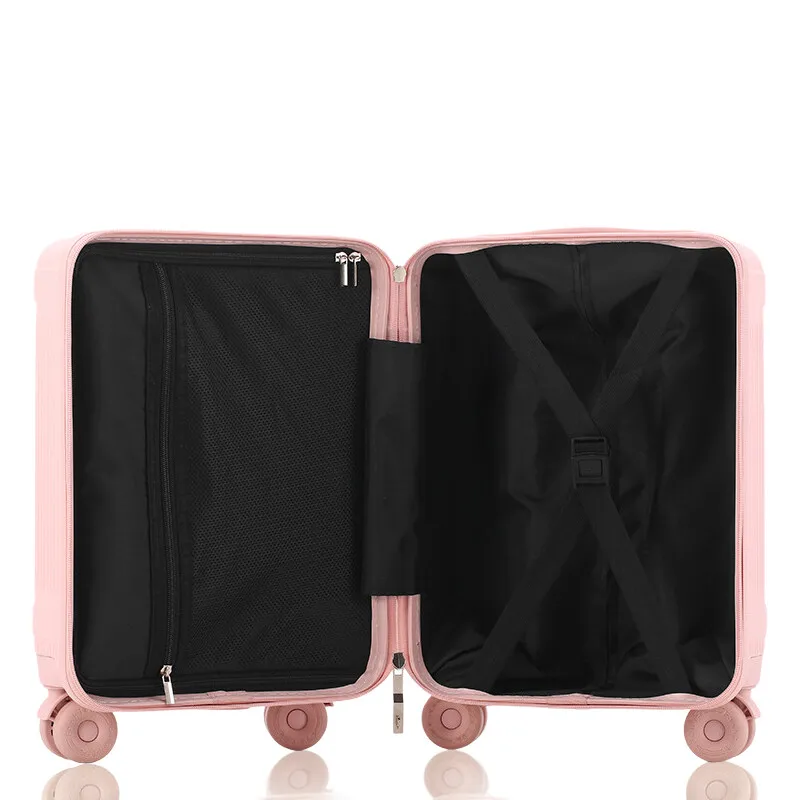 valise à main légère de 16 pouces pour budget airlines, bagage de cabine pour femme avec 360 roues amovibles et serrure tsa