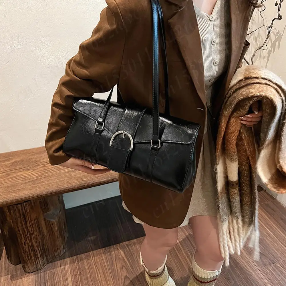 sac de transport en pu pour femmes, sac sous les bras, sac à ati elles, sac à main chic hobo, fermeture à moraillon chimtote, mode