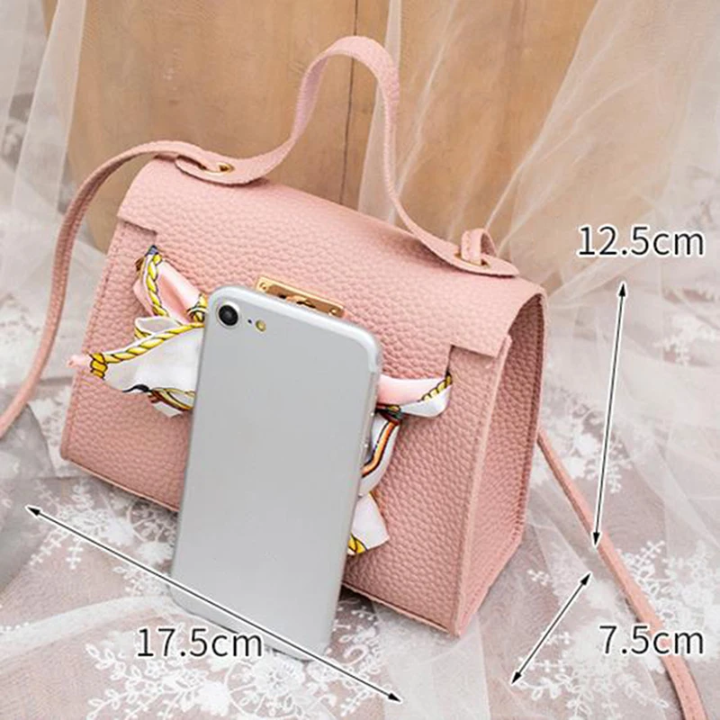 sac à bandoulière carré avec écharpe pour femme, sac à main, cadeau de voyage