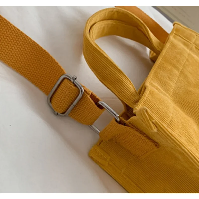 sac à main simple en velours côtelé pour femmes, sac à main portable de grande capacité, tendance, petit sac carré, sacs à bandoulière simples