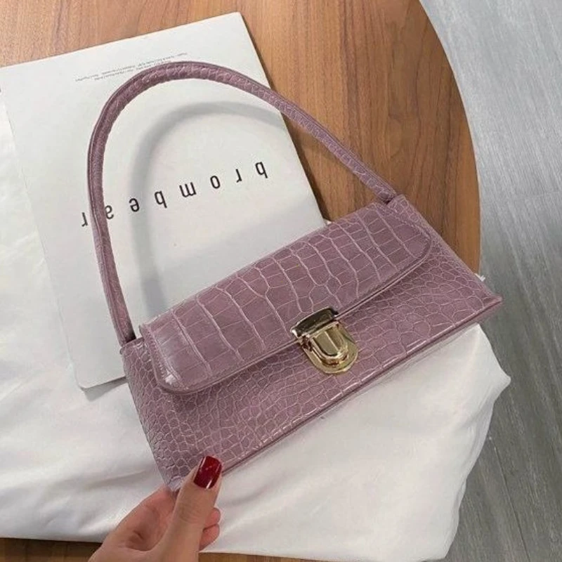 Sacs à bandoulière Design de luxe pour femmes, nouvelle marque de mode, sac à bandoulière sous les bras, couleur unie, sac à main et bourse pour dames, 2025