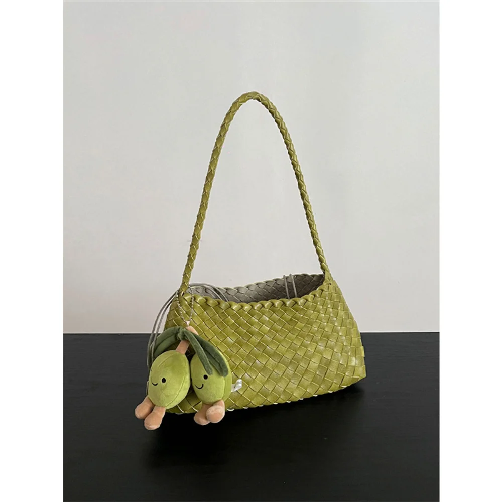 Sac à aisselles tissé à la main, nouveau sac à main rétro haut de gamme et polyvalent pour femmes, sac mère à bandoulière unique