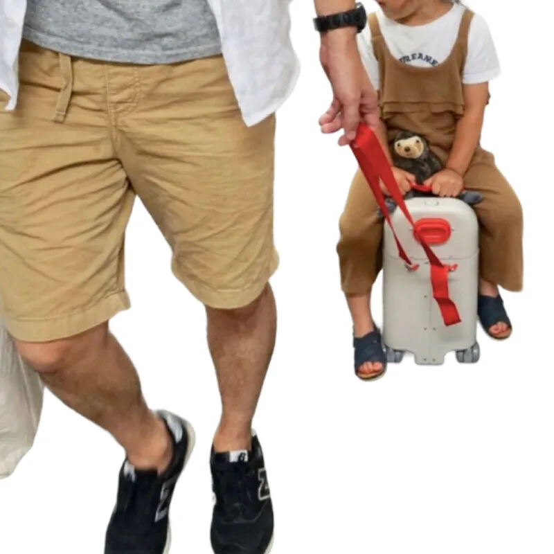 valise de couchage convertible pour enfants – lit de voyage 3 en 1 et bagage à main pour avion, boîte de lit de bébé portable avec ceinture de sécurité