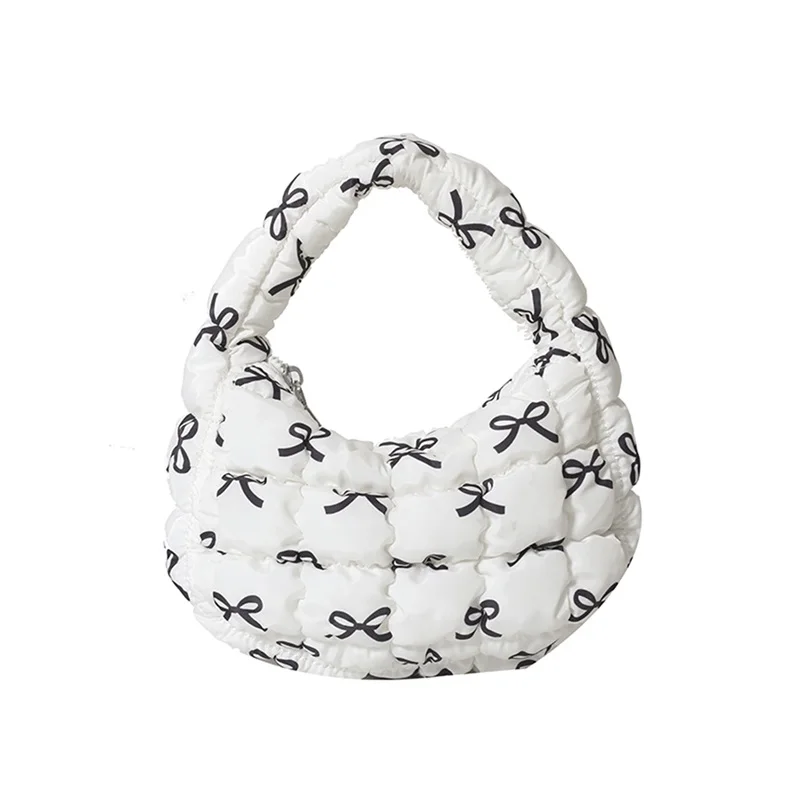 Sac fourre-tout matelassé pour femme, sac à main matelassé léger, sac à main tendance, pochette à bulles