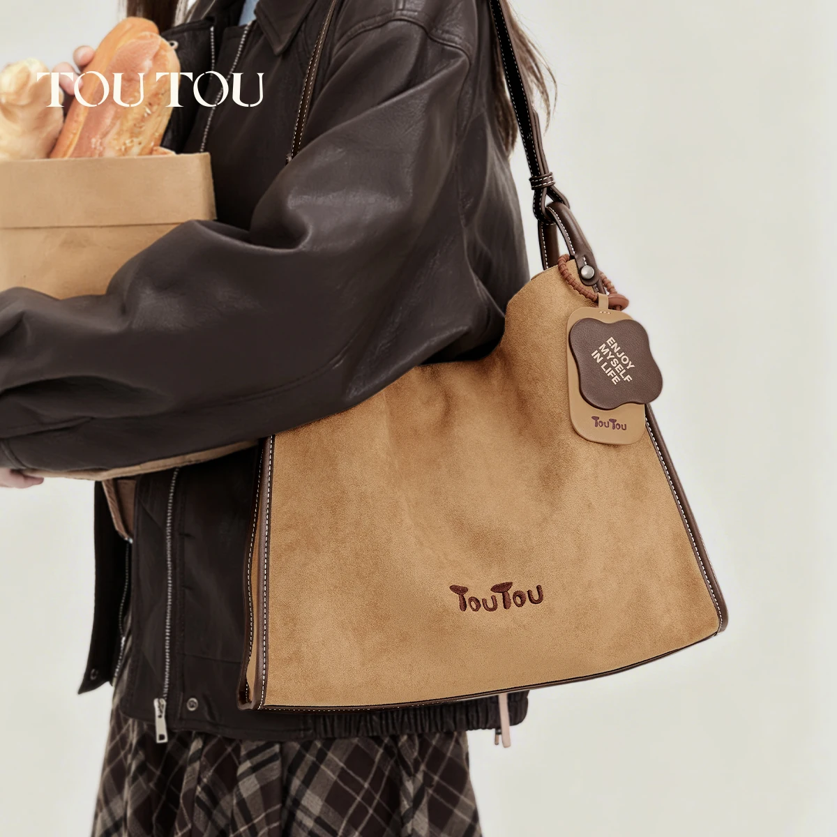 toutou – sac fourre tout de grande capacité pour le travail de banlieue, sac à bandoulière d'occasion quotidienne, décontracté, tendance, sac sous les bras de haute qualité, cadeau de noël