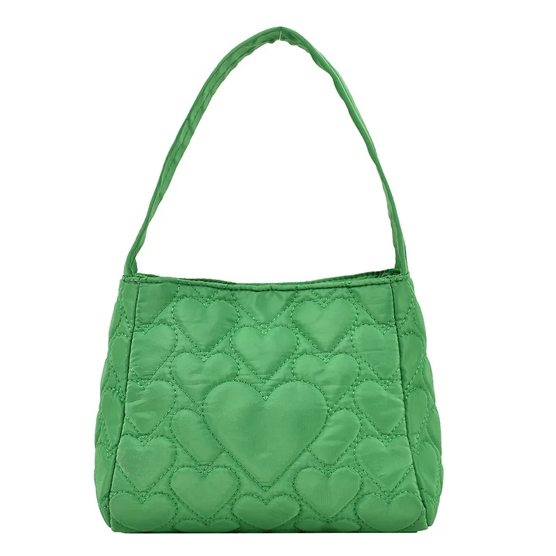 sacs fourre tout pour femmes oxford sacs à main de luxe de créateur sac à main mode coeur hiver petit sac à bandoulière matelassé rembourré sac à poignée supérieure