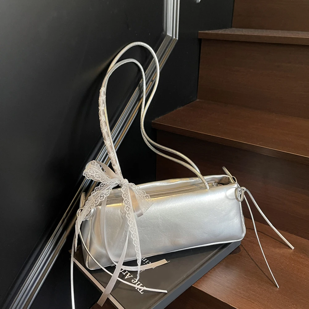 Sac à bandoulière en cuir PU pour femmes, pochette en dentelle, sac à bandoulière pour le travail, le Shopping et les voyages