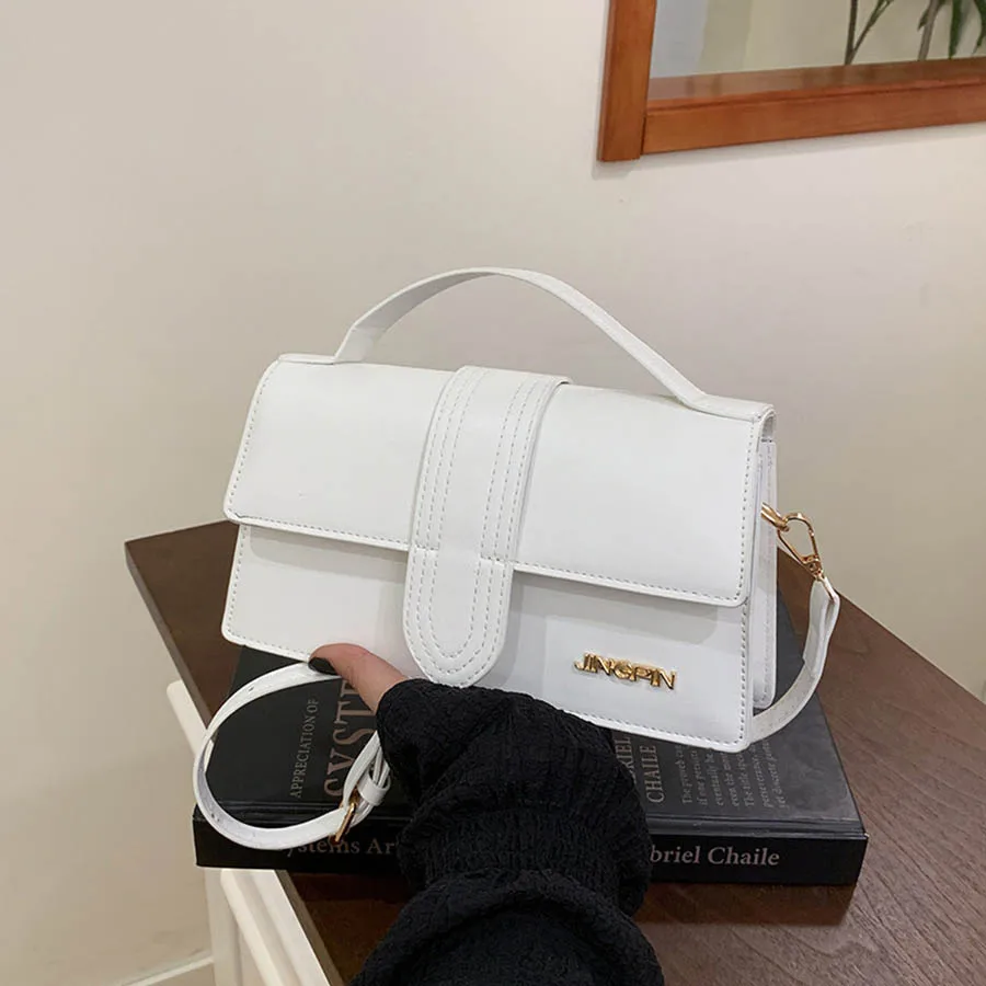 petit sac à main carré à la mode pour femmes, sac à bandoulière simple, sac texture de qualité, sac polyvalent élégant pour dames