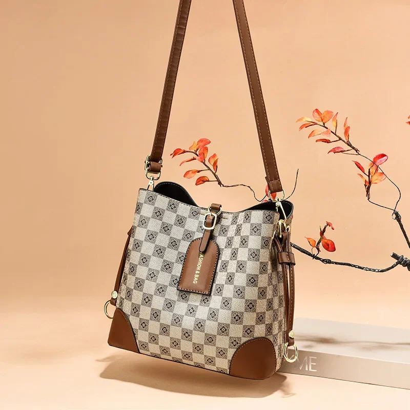 sac seau tendance pour femmes, offre spéciale de la saison, nouveau sac à main en forme de baril poussiéreux, simple, chic, universel, grande capacité, multi voies