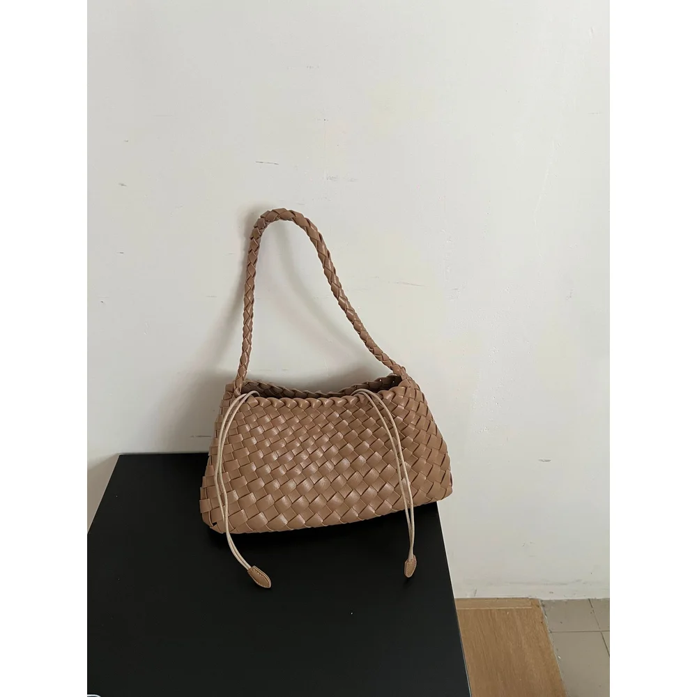 sac à aisselles tissé à la main, nouveau sac à main rétro haut de gamme et polyvalent pour femmes, sac mère à bandoulière unique