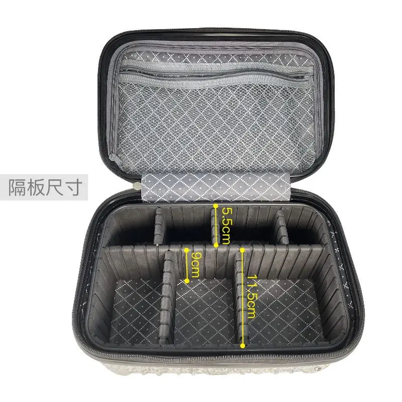 sac à cosmétiques pour bagages à main de 16 pouces, trousse de toilette légère et étanche de grande capacité, trousse à cosmétiques