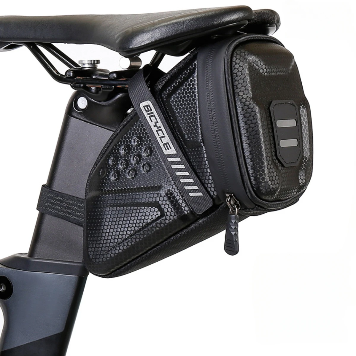 Sac de selle de vélo sac de siège sac de vélo sous le siège 1L sac de vélo accessoires de cyclisme pochette de rangement sac de cale de vélo pour vélo