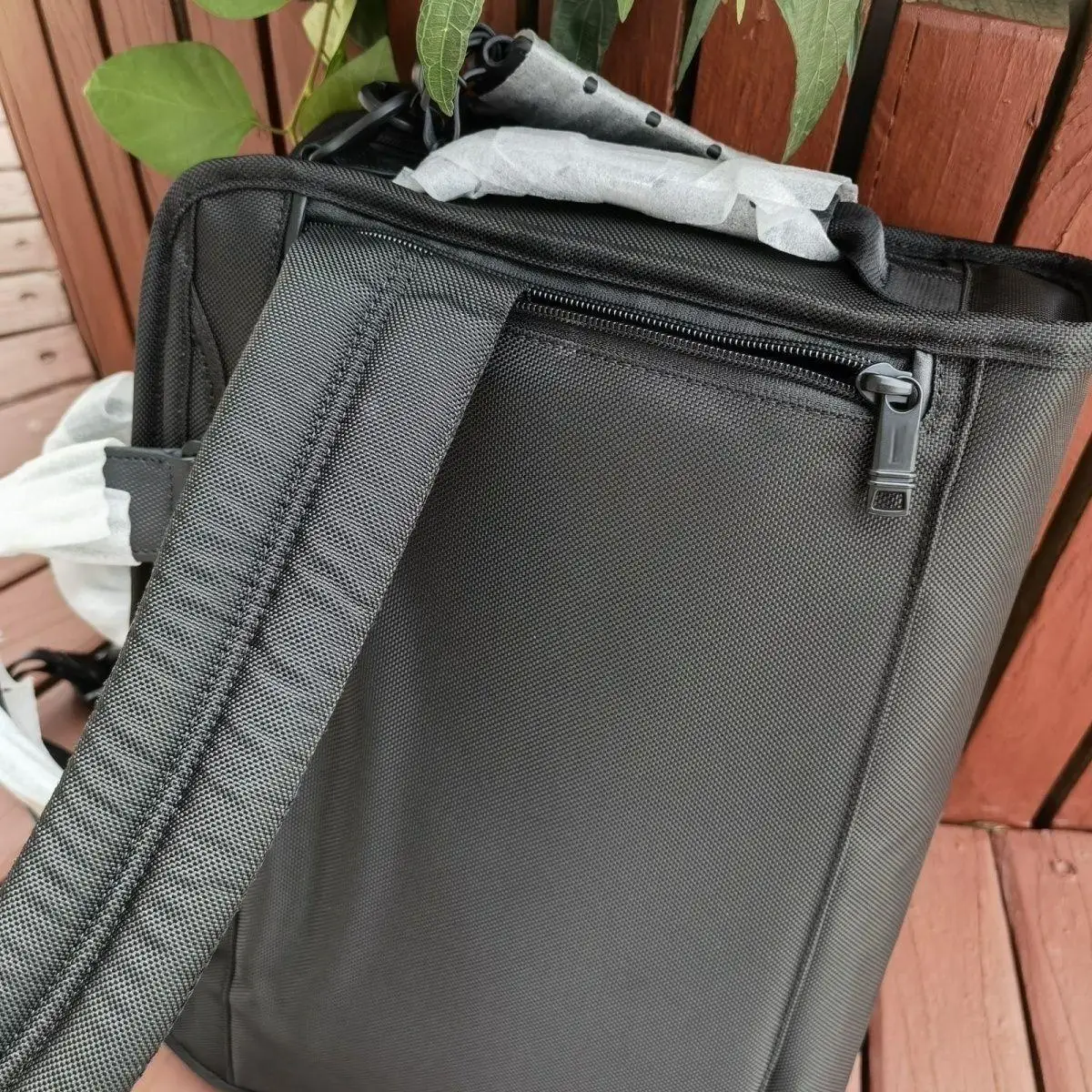porte documents élégant à une épaule sac à main de style classique pour hommes, sac pour ordinateur portable en nylon balistique