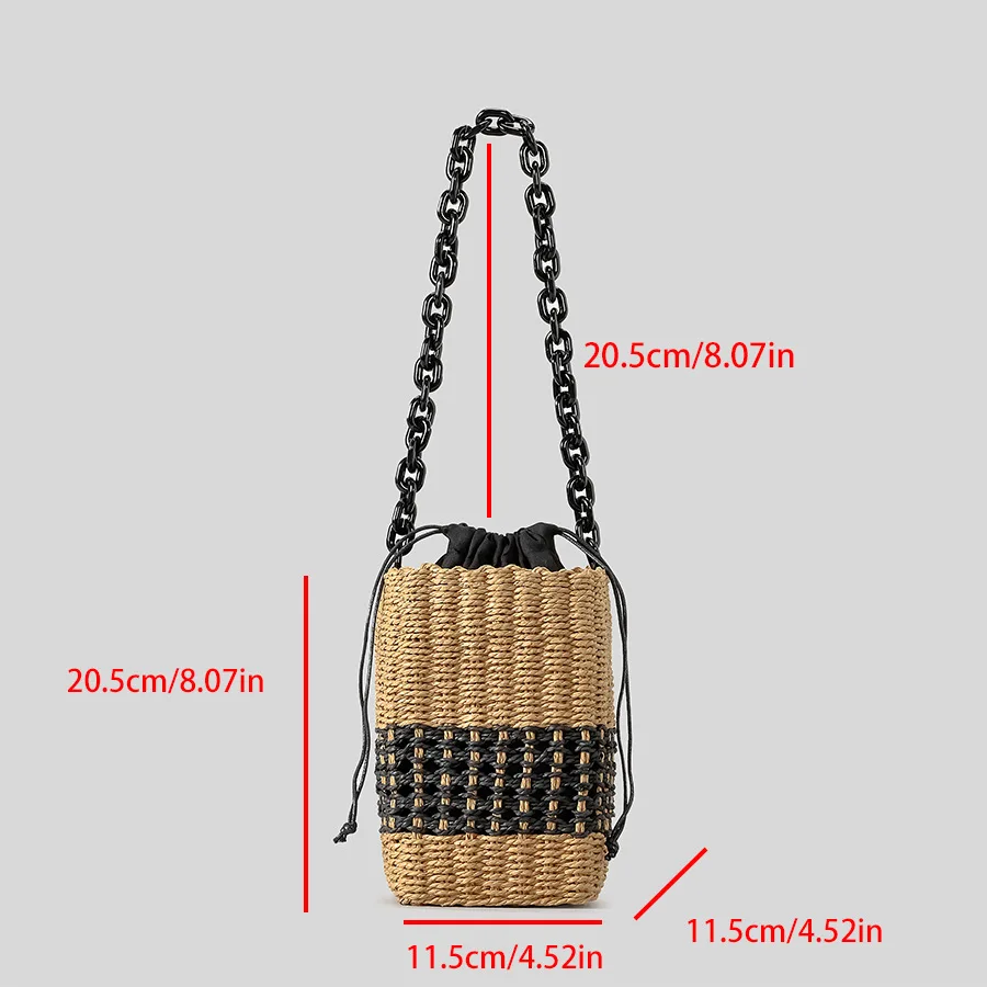 sac de paille carré d'été pour femmes, sac de plage, bohème asus vacances voyage