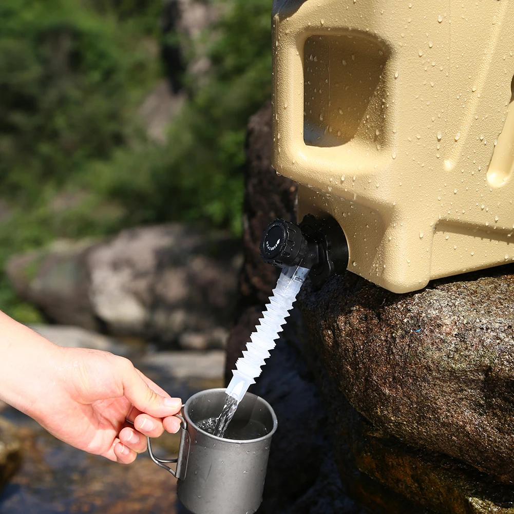 sac à eau de camping portable de grande capacité, conteneur d'eau extérieur, eau précieuse pour la conduite, pique nique et randonnée, 10 l, 12l, e27