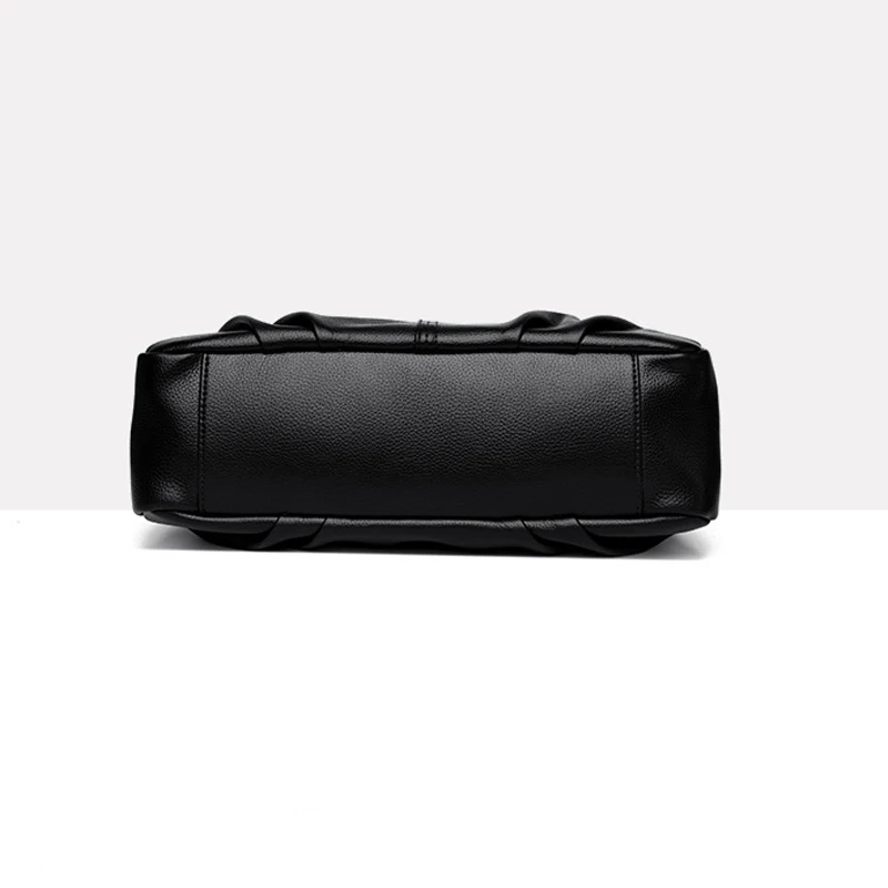 sac en cuir souple, un sac à main tendance et polyvalent de style européen et américain, sac à bandoulière de grande capacité, sac pour mère