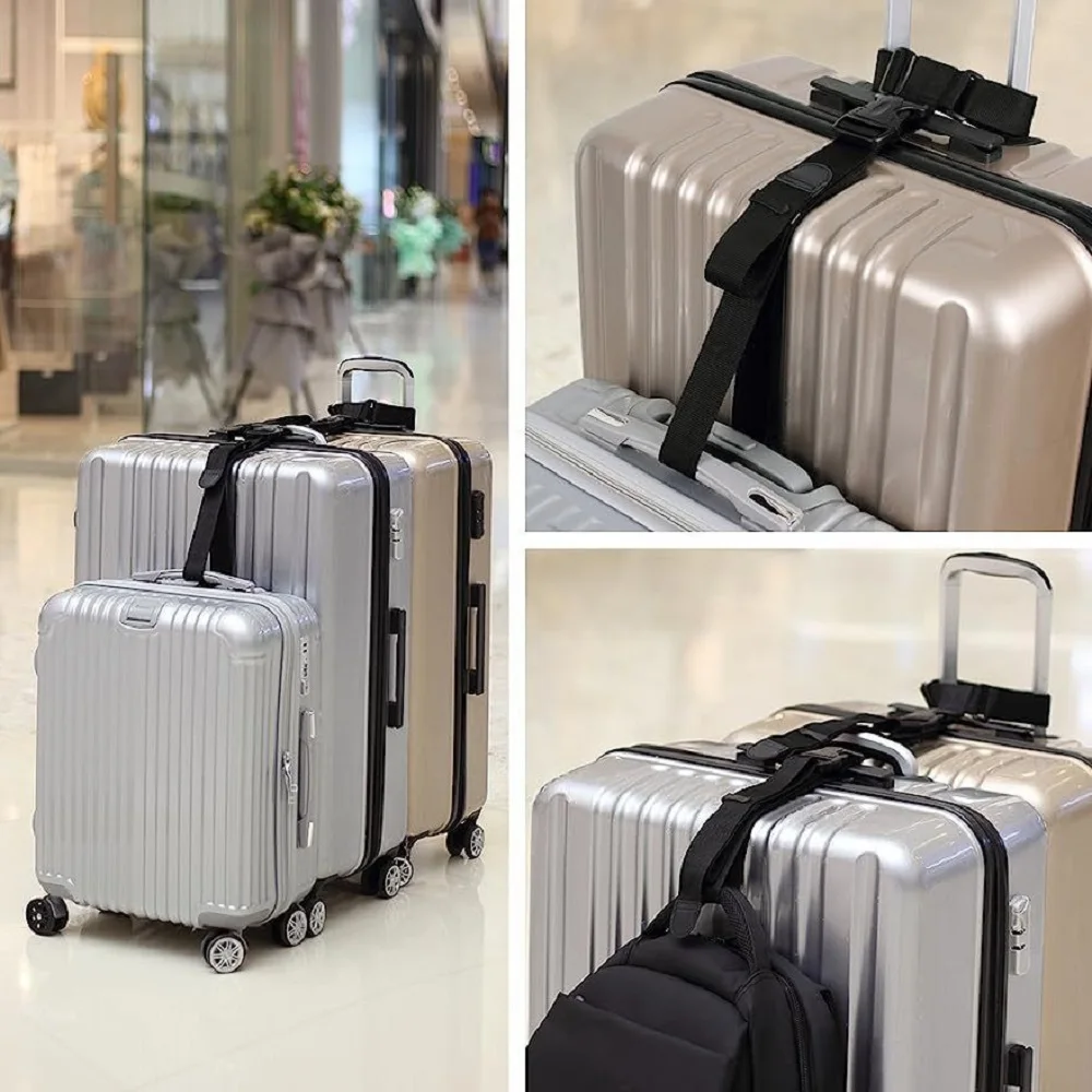 valise de voyage multifonctionnelle, bagages, sangle d'emballage élastique en forme de t, réglable, fixe, pratique et durable, nouvelle collection