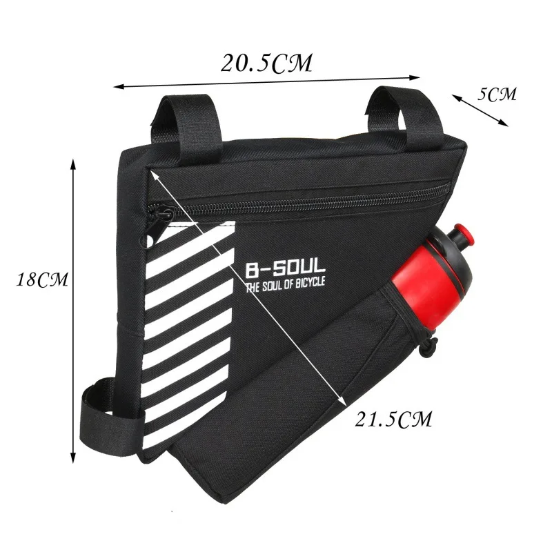sacoche triangulaire de dégager de vélo, sac triangulaire de cadre de vélo, sacoche de tube supérieur avant, sac de rangement d'outils, sacs de vélo, accessoires vtt