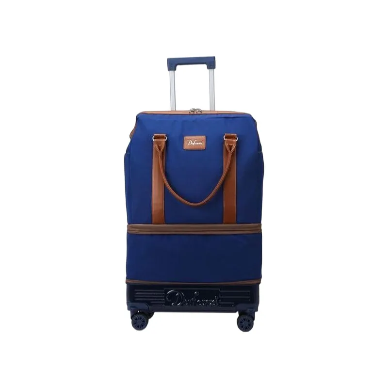 sac de voyage pliable et extensible avec poignée, valise internet celebri lage avec roues détachables pour les voyages d'affaires