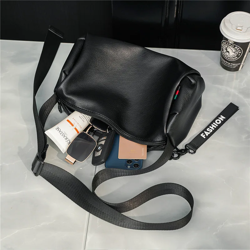 sac à bandoulière léger pour homme, sac messager haute capacité, design de mode, rond, initié, e27, 2022