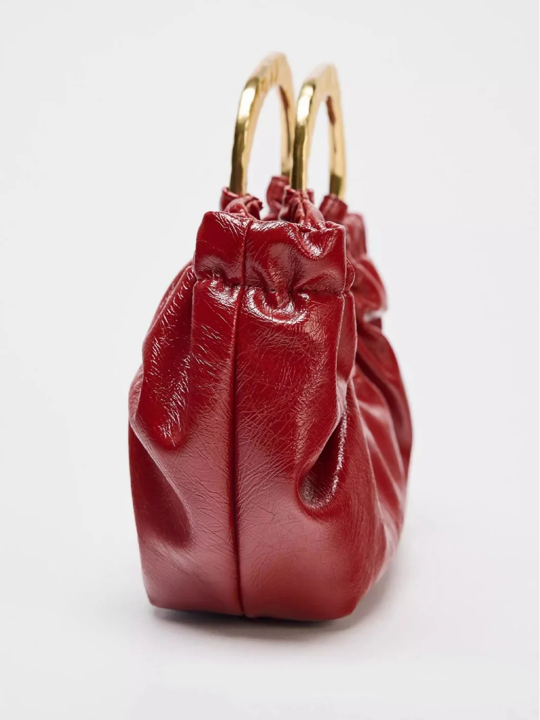 sac à main froncé, pochettes à poignée en métal à la mode, sacs à main pour femmes, sac à bandoulière design de luxe, petits fourre tout pour dames