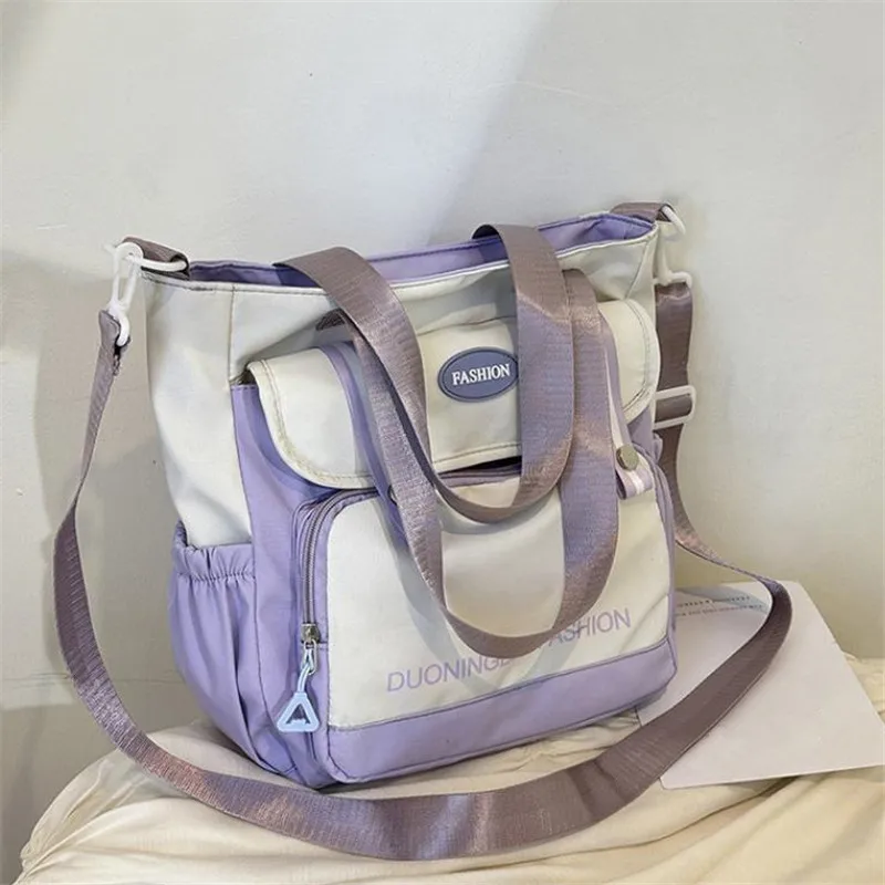 sac fourre tout pour femmes, sac à main quotidien de grande capacité, sac à bandoulière seau de voyage, sac messager à la mode, sacs d'école de camp
